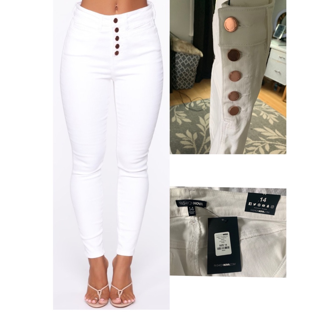 Fashion Nova- Make Your Butt Go Boom Skinny Jeans